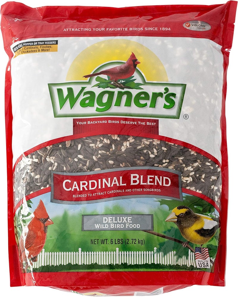 Wagner's Cardinal Blend Deluxe Wild Bird Food, 6-Pound Bag - Image 1